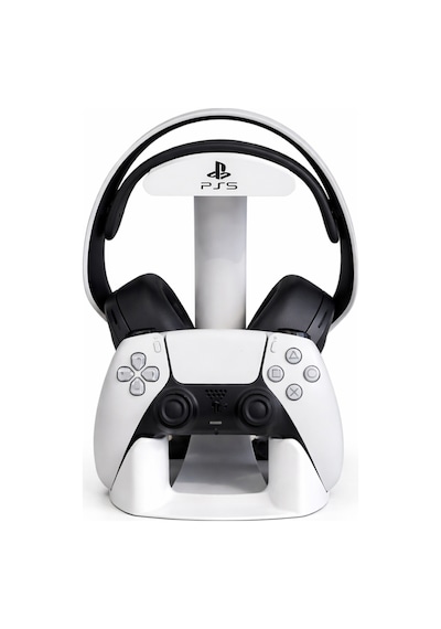 Ps5 Kulaklık Ve Dualsense Kumanda Standı Çift Bölmeli Düzenleyici Masaüstü Şık Aksesuar