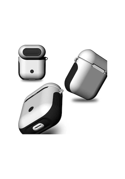 Apple Uyumlu AirPods Kılıf Zore Shockproof Silikon Beyaz