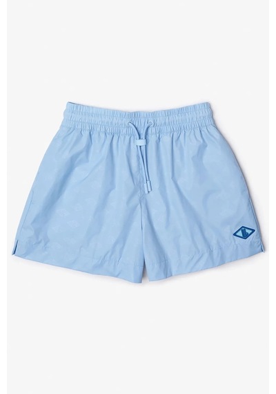 Lacoste X Netflix Women's Monogram Bermuda Shorts Kadın Monogram Hafif Kumaş Bermuda Şort Açık Mavi Lacoste X Netflix Women's Monogram Bermuda Shorts Kadın Monogram Hafif Kumaş Bermuda Şort Açık Mavi