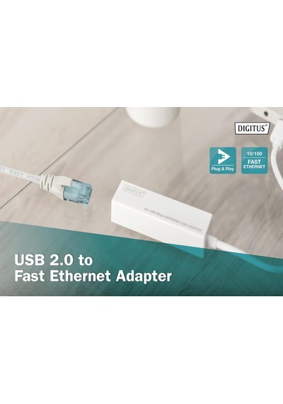 Digitus Professional Dn-10050-1 Usb 2.0 Ethernet Adaptörü