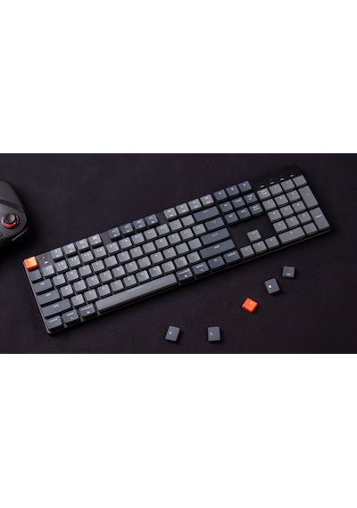 Keychron K5SE-E1 HotSwap RGB Optical Red Low Profile Kablosuz Mekanik Klavye