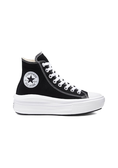 Converse Ctas Move Hi Kadın Günlük Ayakkabı 568497C Siyah-Siyah-36