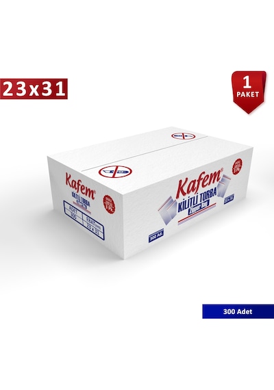 23 X 31 Cm Kilitli Poşet / Naylon Torba 300 Adet - Kafem
