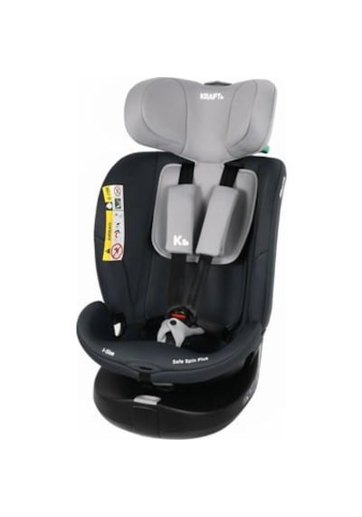 Kraft Safe Spin Plus I-size Oto Koltuğu 0-36 Kg Gri