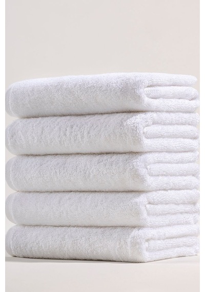 Miosse Pure 6 Adet 30x30 Cm Lüx Beyaz Otel Havlusu %100 Pamuk El-yüz-traş Havlusu Misafir Havlusu 50 Gram