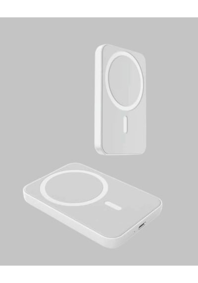 Mey İthalat Magsafe Uyumlu Kablosuz Powerbank Güçlü Mıknatıs, Hızlı Şarj, Kompakt Tasarım Diğer