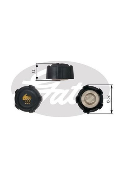 GATES RC223 Radyatör Yedek Su Depo Kapağı 00-