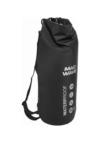 Mad Wave Islak Çantası Rt20 Dry Pack, 20 Litre Siyah