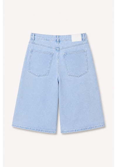 Defacto Super Baggy Fıt Açık Mavi Bermuda Şort I5671ax26aunm39 Mavi-nm39