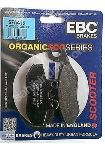 EBC FREN BALATASI CARBON SFAC418 GILERA PIAGGIO X7 X9 125 250 XEV