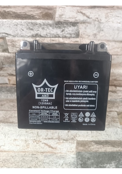 Ortec 12n9 12v 9ah Motosiklet Aküsü 2026