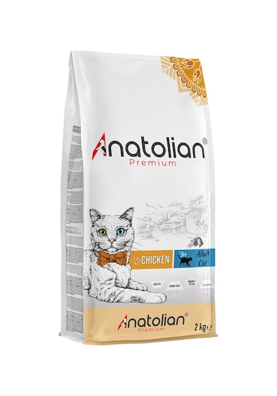 Anatolian Premium Adult Tavuklu Yetişkin Kedi Maması 2 KG