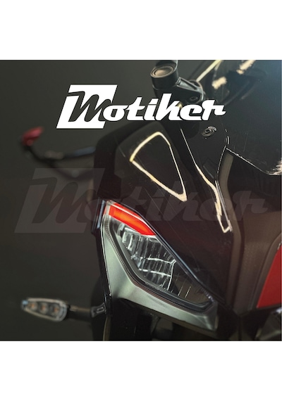Rks Qj Srk125r Far Üstü Kaş Tasarım Kırmızı Şeffaf Sticker Etiket