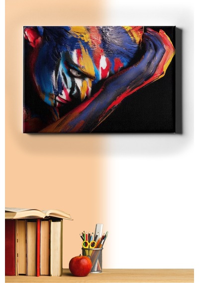 Webstyle Sayılarla Boyama Seti Kasnaklı Poz Veren Güzel 60 X 75 Cm