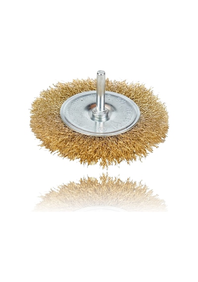 Pimli Daire Fırça 100 10mm Sarı Telli Era10072 Eratool