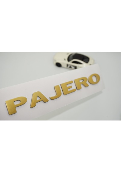 Dk Tuning Pajero V31 V32 V33 Gold Abs 3m Bagaj Yazı Logo