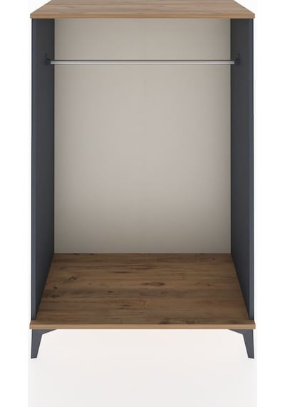 Hyperion Dolap Tek Askılı 88x44x134 Antrasit-çam Antrasit