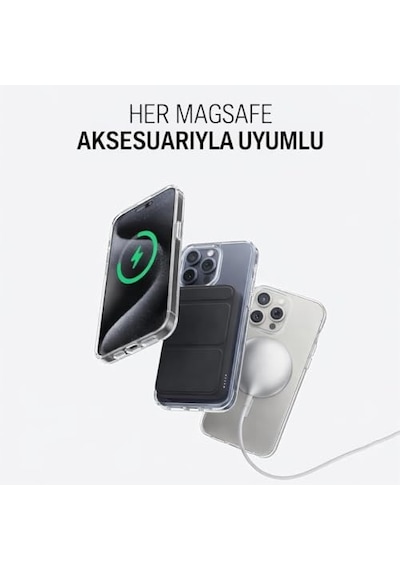 S22 Plus Için Kılıf Absorbing Şeffaf Samsung Galaxy S22 Plus İle Uyumlu Kılıf - Şeffaf Diğer
