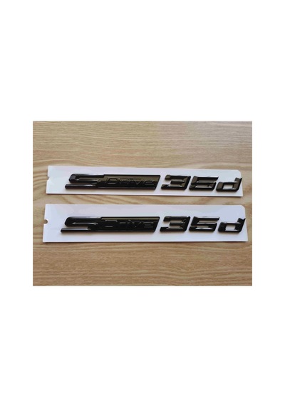 Vtr Sdrive 35d Çamurluk Arması Seti Piano Black Bmw X3