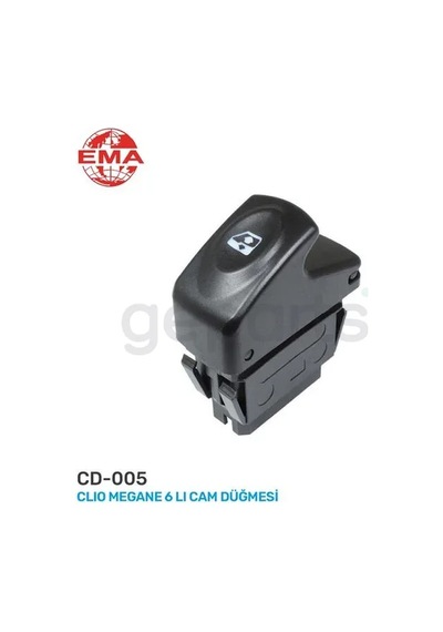 Cam Açma Anahtari Sol Megane 1 - Clio 2 - Kangoo 1998-2005 6 Fiş - Tekli
