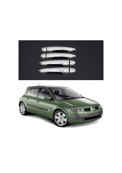 Renault Megane 2 Hb Krom Kapı Kolu 8 Parça 2004 - 2012