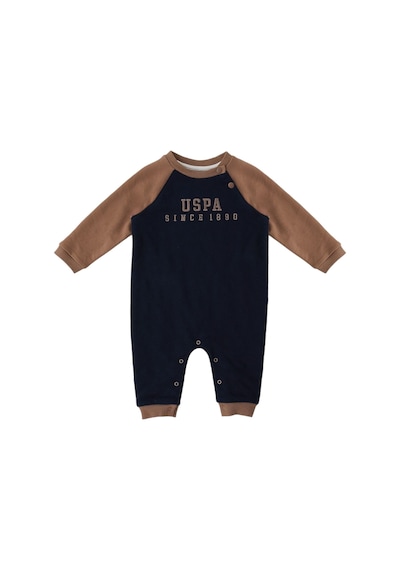 U.S. Polo Assn. Çırçıt Detay Lacivert Bebek Tulum Lacivert