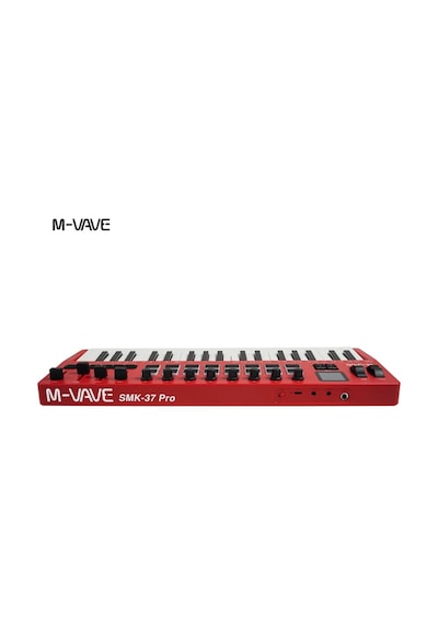 M-vave Smk 37 Pro Midi Klavye Kırmızı