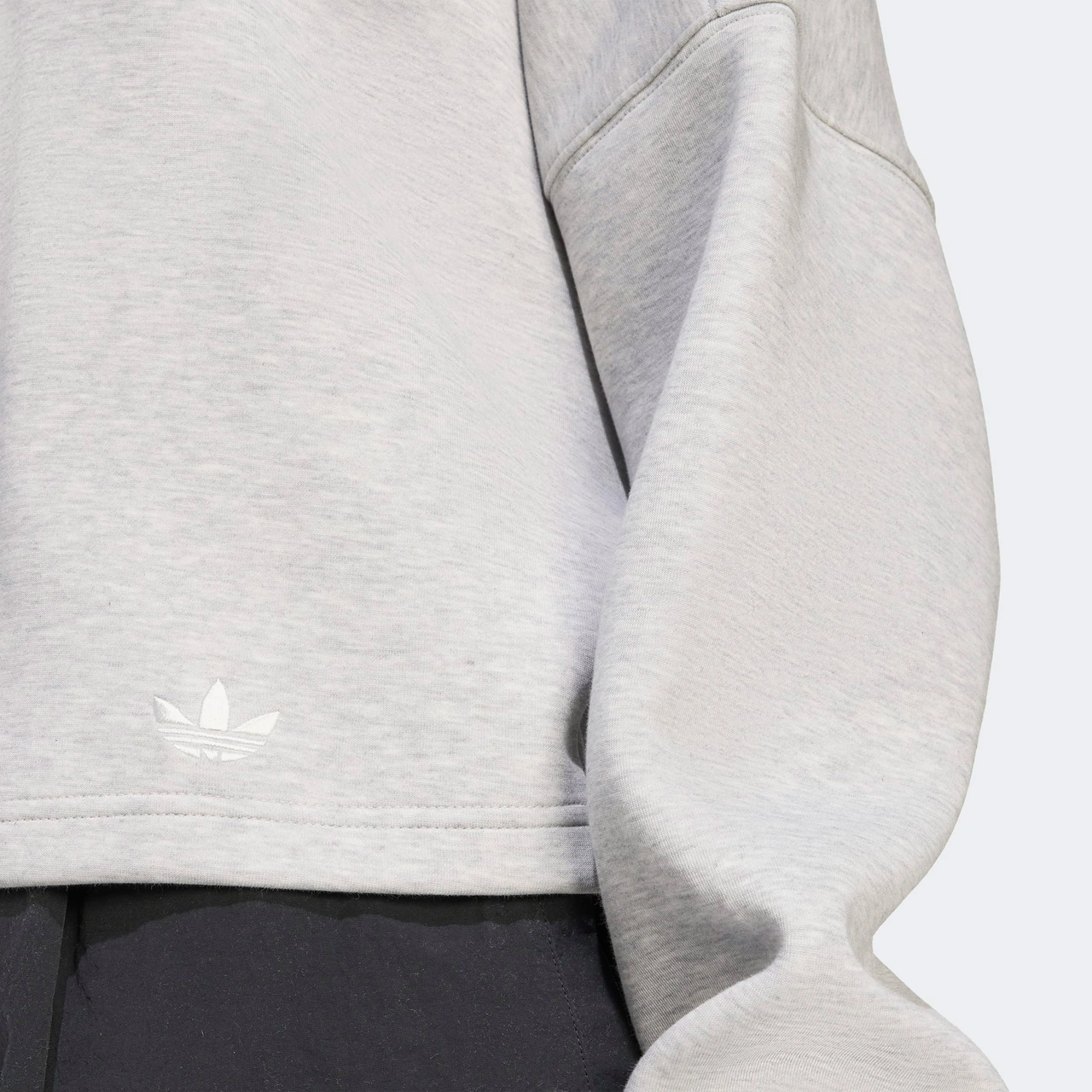 adidas 3 Stripes Hoody Kadın Gri Sweatshirt Jw3596 Gri