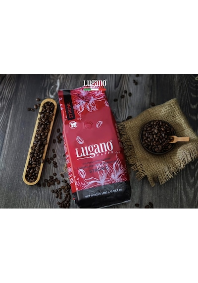 Lugano Strong Çekirdek Kahve 1 KG