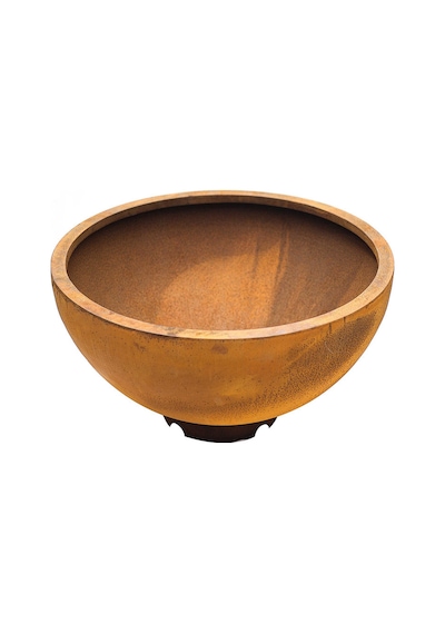Corten Yuvarlak Saksı Büyük