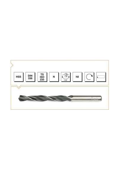 MTE HSS DIN 338 2 Mm Silindirik Saplı Kısa Haddeli Matkap Ucu