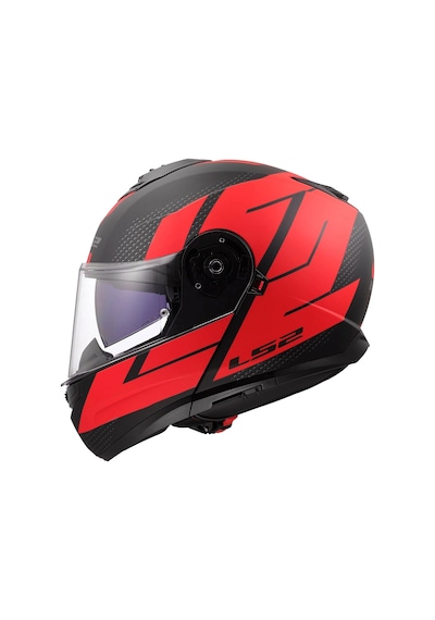Ls2 Strobe 2 Code Kask Mat Siyah Kırmızı