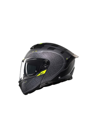 Mt Helmets Atom 2 Destıny C2 Çene Açılır Kask Mat Füme Siyah
