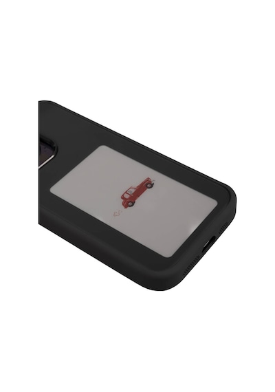 Apple Uyumlu iPhone 14 Pro Max Kılıf Ekranı Yansıtan Zore Akıllı Nfc Kapak Gri