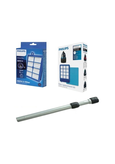 Philips Uyumlu FC XB9155/07 Marathon Ultimate Çelik Boru+Filtre Seti