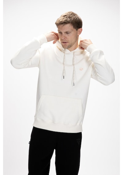 Bad Bear Sea Marshmallow Kapüşonlu Erkek Sweatshirt Beyaz