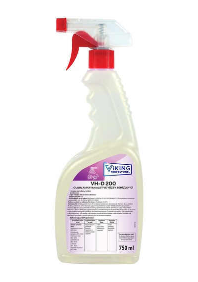 Viking Profesyonel VH-D 200 Durulanmayan Alet ve Yüzey Temizleyici 750 ML