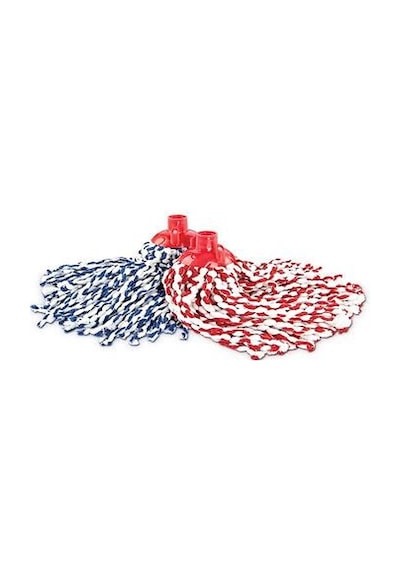 Elmop Pm01 Yedek Islak Vidalı Mop Paspas Püskül Ucu Pamuklu Mikrofiber İpli Mop Yedeği Başlığı