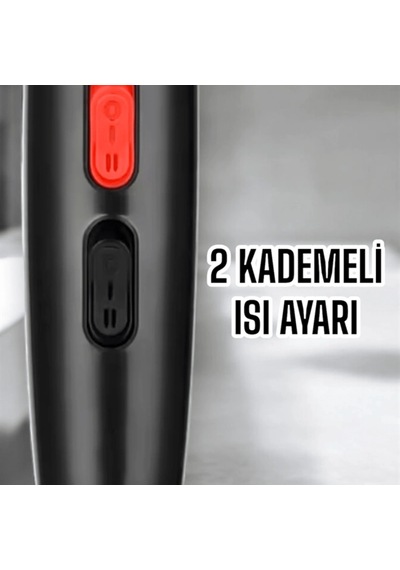 2200w Profesyonel Fön Makinesi Ac Motor İki Kademeli Hız Ve Sıcaklık Ayarlı