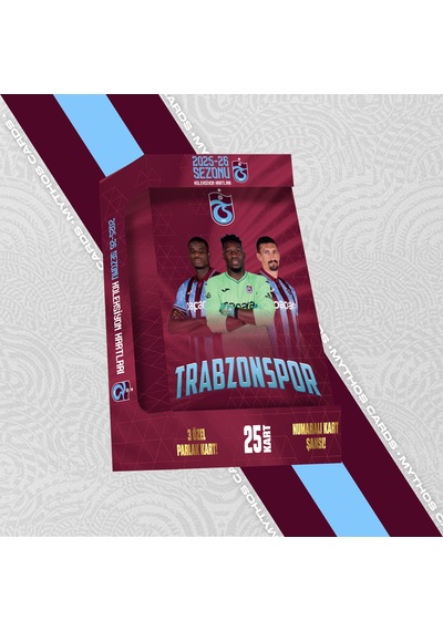 Trabzonspor 2025-26 Sezon Kartları - Metal Kutu