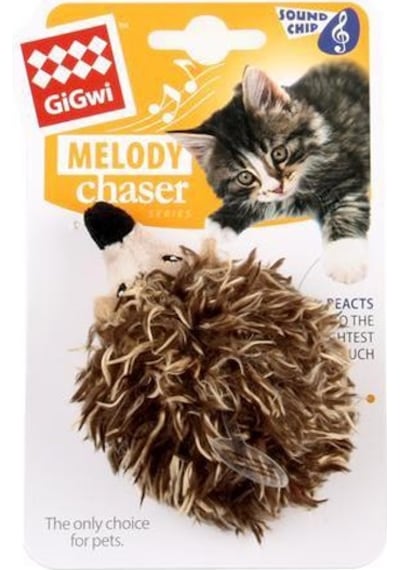 Gigwi Melody Chaser Kirpi Ses Kontrollü Kedi Oyuncağı