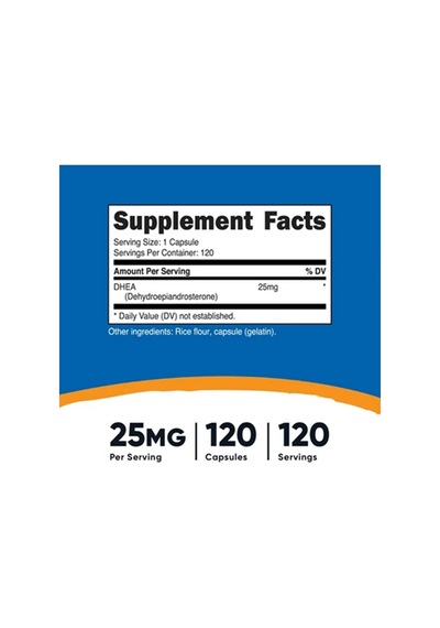 Nutricost Dhea 25mg 120 Kapsül