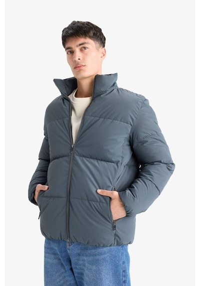 Defacto Regular Fit Dik Yaka Fermuarlı Su Geçirmez Mont F0307ax25wngn1085 Yeşil