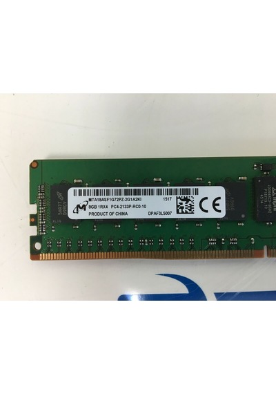 Micron MTA18ASF1G72PZ  -2G1A2KI 8 GB 1RX4 PC4-2133P CL15 Server Memory Ram
