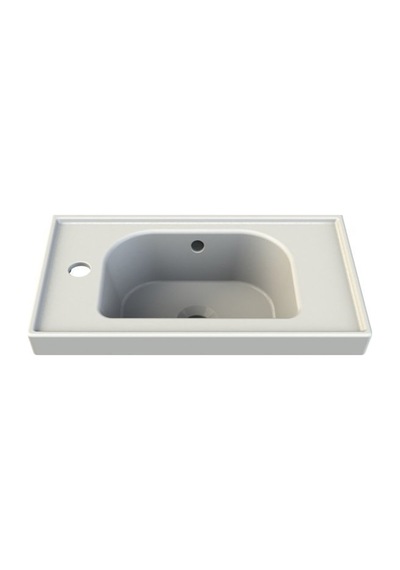 Turkuaz Seramik Cerastyle Frame 50 x 28 CM Soldan Delik Etajer Uyumlu Lavabo