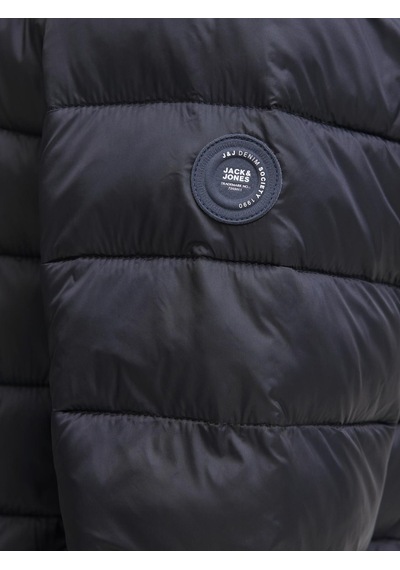 Jack & Jones Erkek Dik Yaka Kapitone Ceket - Bradley - 12280971 Black