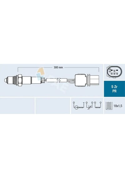 Bmw 318i E90 Oksijen Sensoru 2006-2007 N46b20b Fae 75059