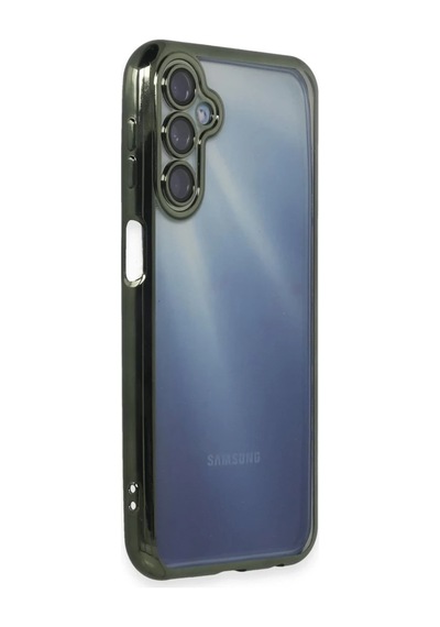 Samsung Galaxy A25 5g Uyumlu Kılıf Lensli Silikon - Yeşil