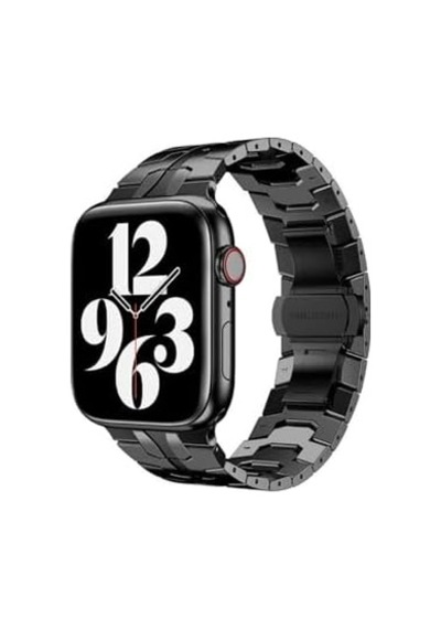 44mm İle Uyumlu Krd, 63 Metal Kordon, Siyah