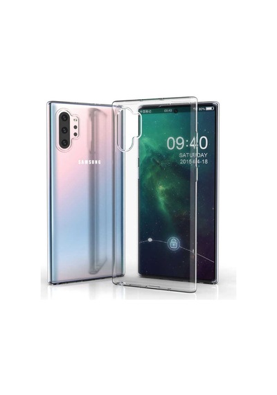 Samsung Uyumlu Galaxy Note 10 Plus Kilif Seffaf Silikon Hibrit Case 372296964